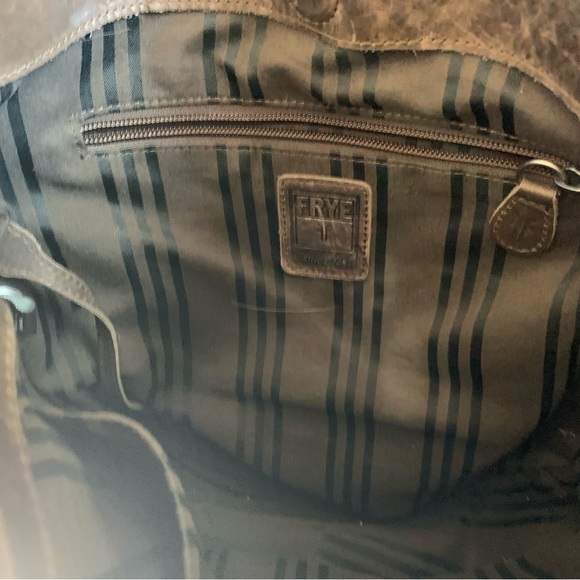 Frye Melissa Hobo Bag Dark Brown EC - Picture 9 of 12